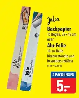 Famila Nord Ost Julia Backpapier Angebot