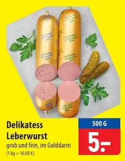 Famila Nord Ost Delikatess Leberwurst Angebot
