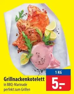 Famila Nord Ost Grillnackenkotelett in BBQ-Marinade Angebot