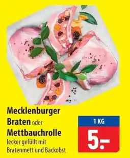 Famila Nord Ost Mecklenburger Braten oder Mettbauchrolle Angebot