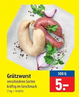 Famila Nord Ost Grützwurst Angebot