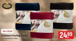 Famila Nord Ost GÖZZE Cashmere-Feeling-Decke Angebot