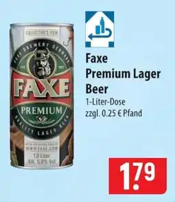 Famila Nord Ost Faxe Premium Lager Beer Angebot
