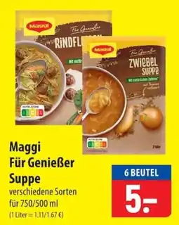 Famila Nord Ost Maggi Für Genießer Suppe Angebot