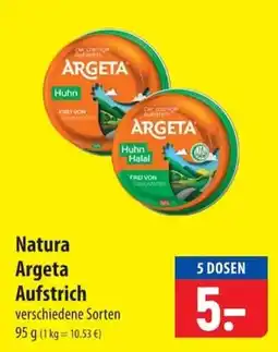 Famila Nord Ost Natura Argeta Aufstrich Angebot