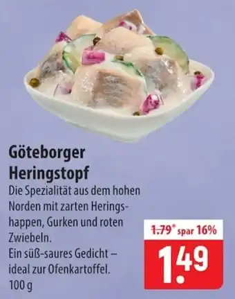 Famila Nord Ost Göteborger Heringstopf Angebot