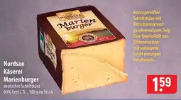 Famila Nord Ost Nordsee Käserei Marienburger deutscher Schnittkäse Angebot