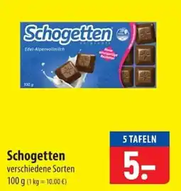 Famila Nord Ost Schogetten verschiedene Sorten Angebot