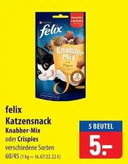 Famila Nord Ost felix Katzensnack Knabber-Mix Angebot