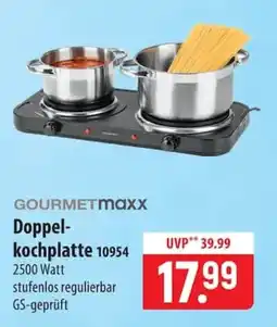 Famila Nord Ost GOURMETmaxx Doppel-kochplatte 10954 Angebot