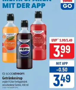 Famila Nord Ost sodastream Getränkesirup Angebot