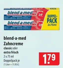 Famila Nord Ost blend-a-med Zahncreme classic Angebot