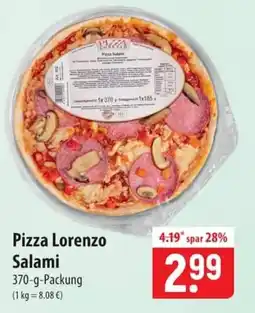 Famila Nord Ost Pizza Lorenzo Salami Angebot