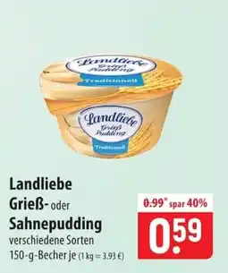 Famila Nord Ost Landliebe Grieß- oder Sahnepudding Angebot