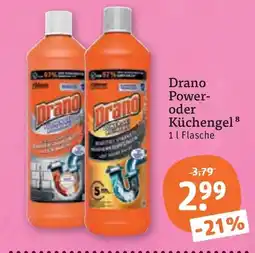 tegut Drano Power- oder Küchengel Angebot