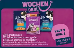 tegut Whiskas Katzennahrung oder Felix ,,So gut wie es aussieht" Angebot