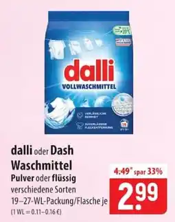 Famila Nord Ost dalli Waschmittel Angebot