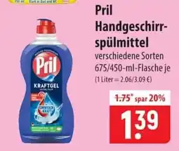 Famila Nord Ost Pril Handgeschirrspülmittel Angebot