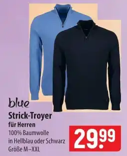 Famila Nord Ost blue Strick-Troyer für Herren Angebot