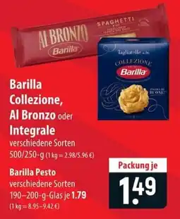Famila Nord Ost Barilla Collezione Angebot