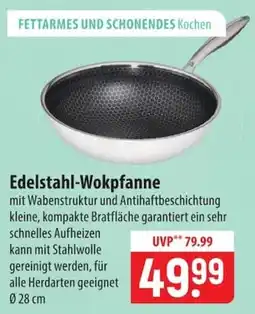 Famila Nord Ost Edelstahl-Wokpfanne Angebot