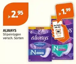 Müller ALWAYS Slipeinlagen Angebot
