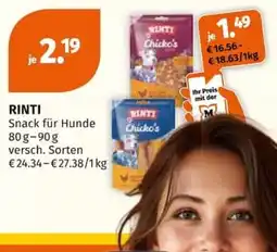 Müller RINTI Snack für Hunde Angebot