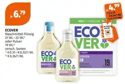 Müller ECOVER Waschmittel Flüssig Angebot