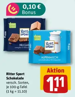 nahkauf Ritter Sport Schokolade Angebot