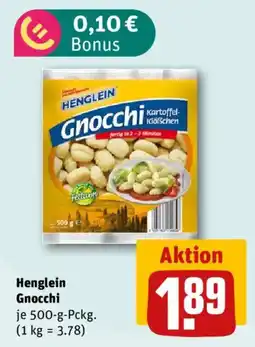 nahkauf Henglein Gnocchi Angebot