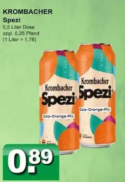 Getränkeparadies Gefromm Krombacher Spezi Angebot
