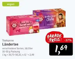 KONSUM Teekanne Ländertee Angebot