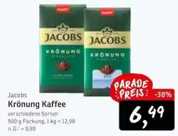 KONSUM Jacobs Krönung Kaffee Angebot