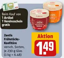 nahkauf Zentis Frühstücks-Konfitüre Angebot