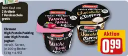 nahkauf Ehrmann High Protein Pudding oder High Protein Joghurt Angebot