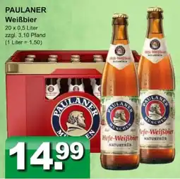 Getränkeparadies Gefromm PAULANER Hefe-Weißbier Angebot