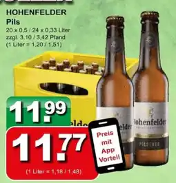 Getränkeparadies Gefromm HOHENFELDER Pils Angebot
