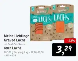 KONSUM Meine Lieblinge Graved Lachs Angebot