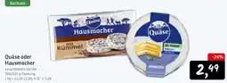 KONSUM Quäse oder Hausmacher Angebot