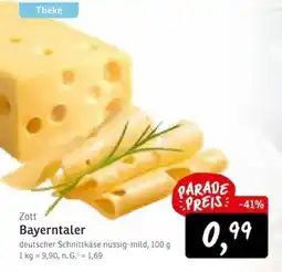 KONSUM Zott Bayerntaler Angebot