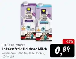 KONSUM EDEKA Herzstücke Laktosefreie Haltbare Milch Angebot