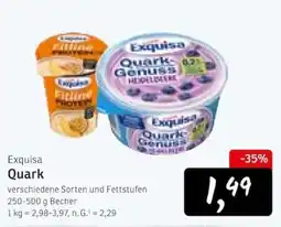 KONSUM Exquisa Quark Angebot