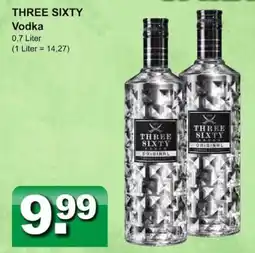 Getränkeparadies Gefromm THREE SIXTY Vodka Angebot