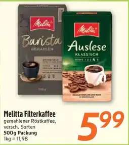 inkoop Melitta Filterkaffee Angebot