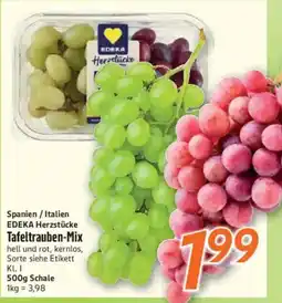 inkoop EDEKA Herzstücke Tafeltrauben-Mix Angebot