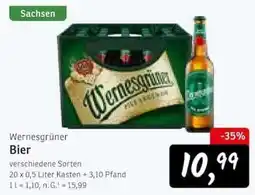 KONSUM Wernesgrüner Bier Angebot
