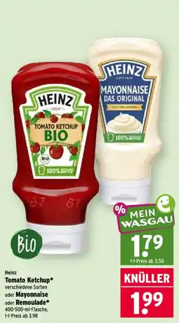 Wasgau Heinz Tomato Ketchup* Angebot