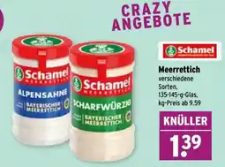 Wasgau Schamel Meerrettich Angebot