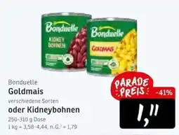 KONSUM Bonduelle Goldmais oder Kidneybohnen Angebot