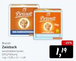 KONSUM Brandt Zwieback Angebot